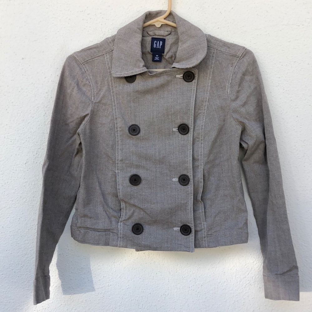 Gap Cropped Double Breasted Jacket - image 1